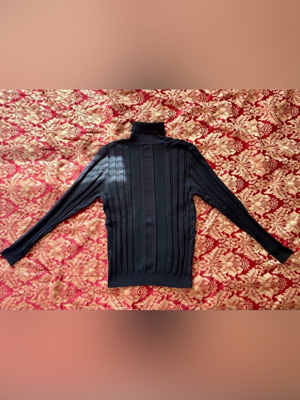 Men's Black Turtleneck Sweater - Classic Knit